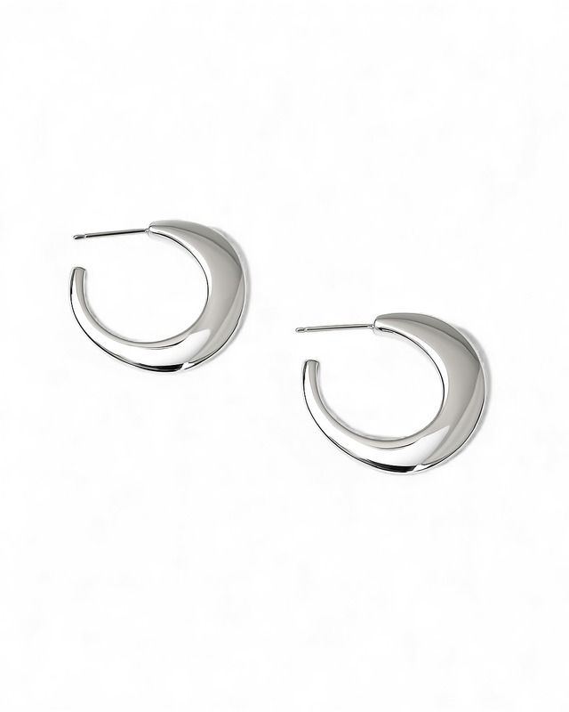 Simon earrings S size〈Silver〉