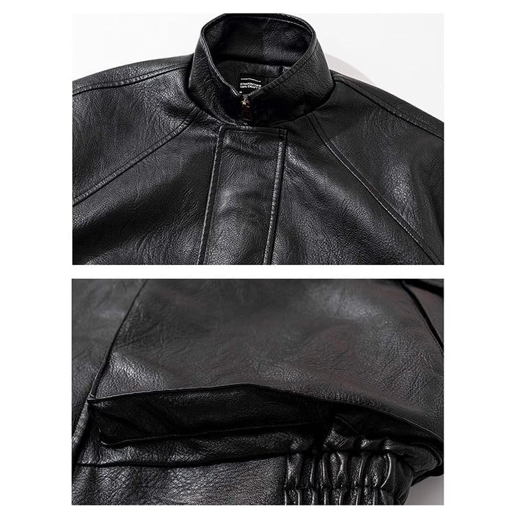 ★LOOSE BIKE WEAR STAND UP COLLAR TOP　　　A0871