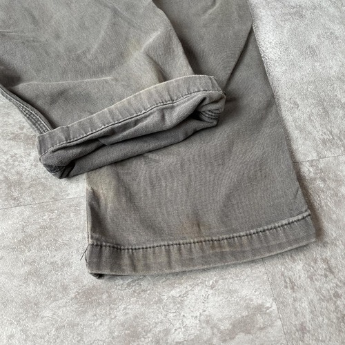 20s ニカラグア製 グレー ダブルニー Carhartt 34×30 詳細写真18