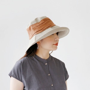 ＬＩＮＥＮ＆ＣＯＴＴＯＮ ツイストクロスハット