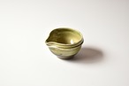 <Sold Out> 小鹿田焼 / 黒木昌伸窯 : 4寸片口 青 掛分