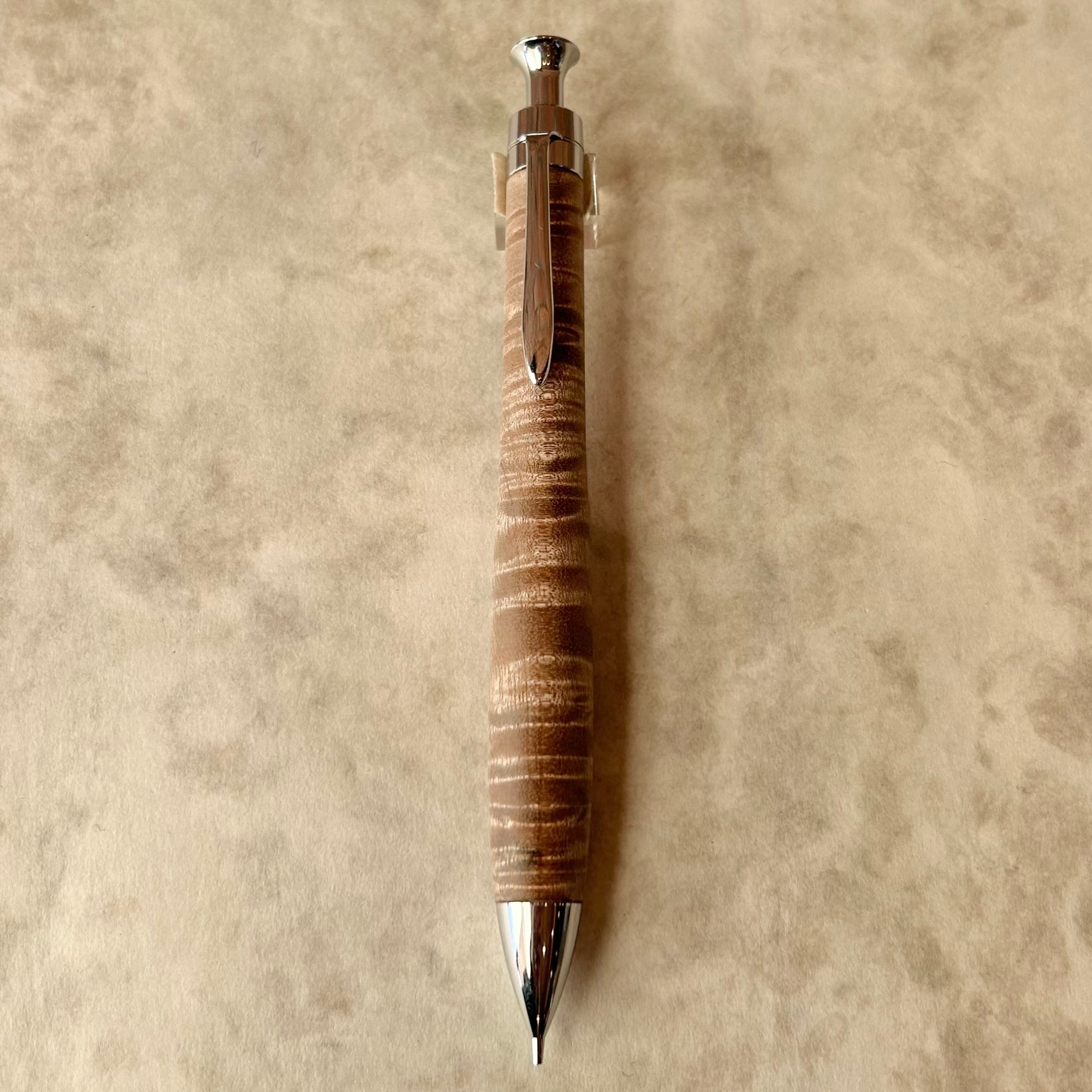 こぶた工房【ジェニュインマホガニー 特上杢】 ボールペン換装可