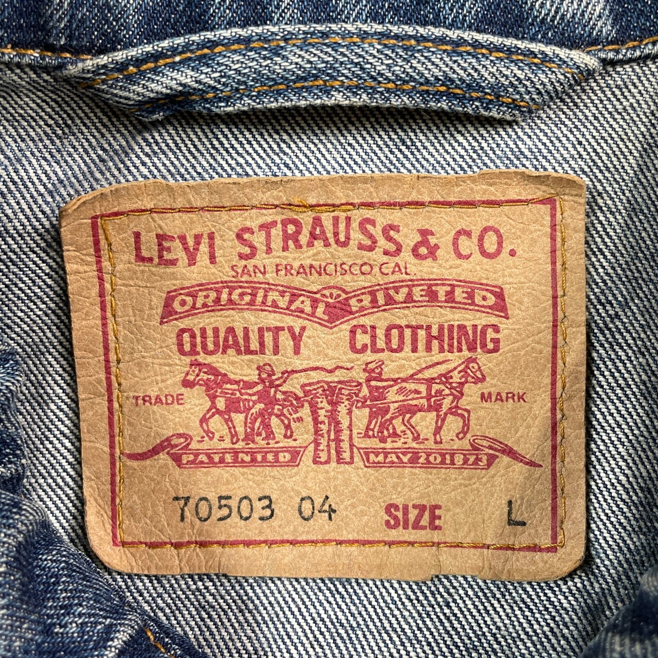 90年代 クロアチア製 Levi's ユーロリーバイス 70503 04 デニム