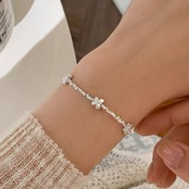 おしゃれ シルバー 蝶々 ブレスレット
