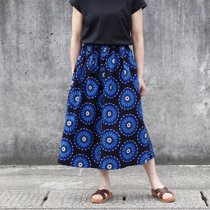 アフリカ布 スカート（SOLD OUT） | カンガ屋 katikati（カティカティ