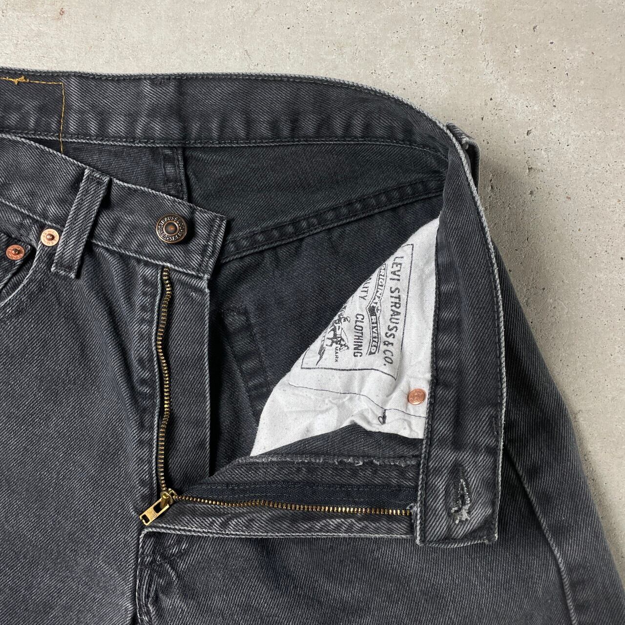 90年代〜 Levi's リーバイス 505 ブラックデニムパンツ メンズ