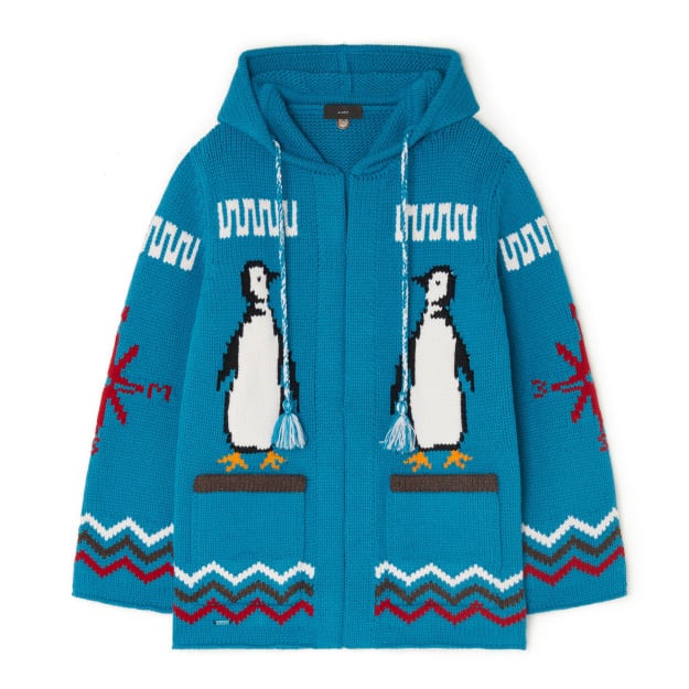 ALANUI FOR THE LOVE OF PENGUI HOODIE SKY MULTICOLOR