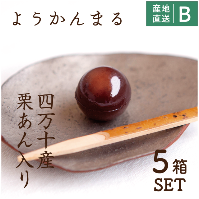 【高知】右城松風堂　ようかんまるセット