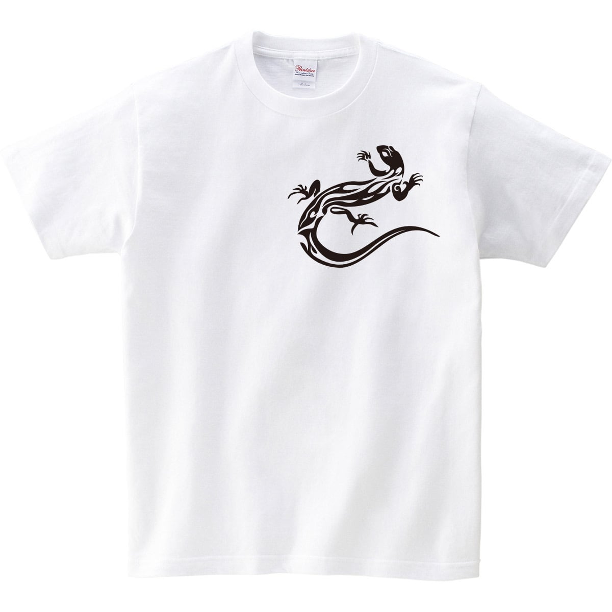 トライバル トカゲ Tシャツ AM33 爬虫類 タトゥー デザイン 動物