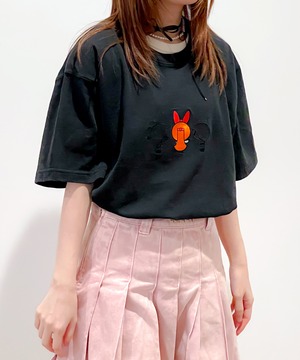 F252005-09_The Powerpuff Girls×Flapper Tシャツ_ブロッサム刺繍