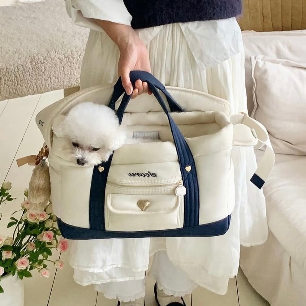 S即納/クッション付き【seoru】Pillow bag ( navy ) | ropet