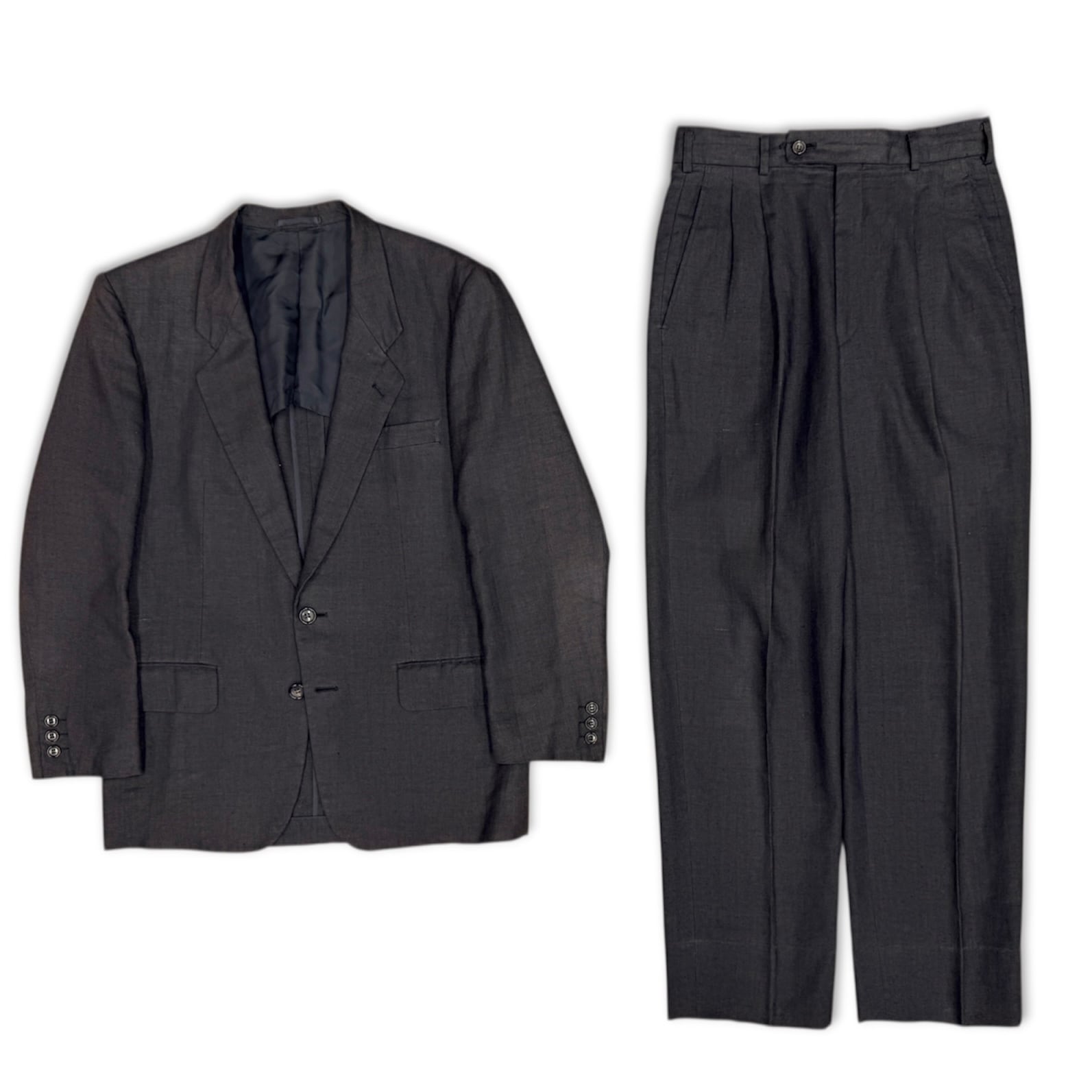 Comme des Garçons HOMME】80s リネンセットアップ コムデギャルソン Comme des Garçons HOMME】80s リネンセットアップ コムデギャルソン