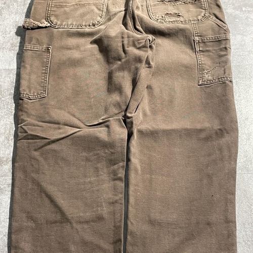ダークブラウン ダブルニー Carhartt B136 DKB 36×32 詳細写真16