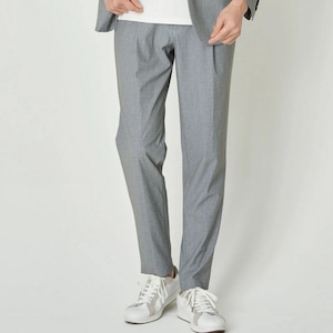 Cool Print Easy Slacks　Gray