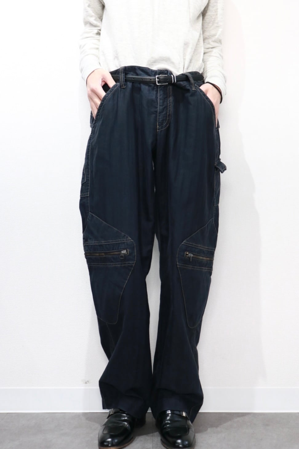 ∞*∞様 90s Armani Jeans アーカイブ カーゴパンツ アルマーニジーンズ ARMANI JEANS 90～00S ジップデザインカーゴパンツ