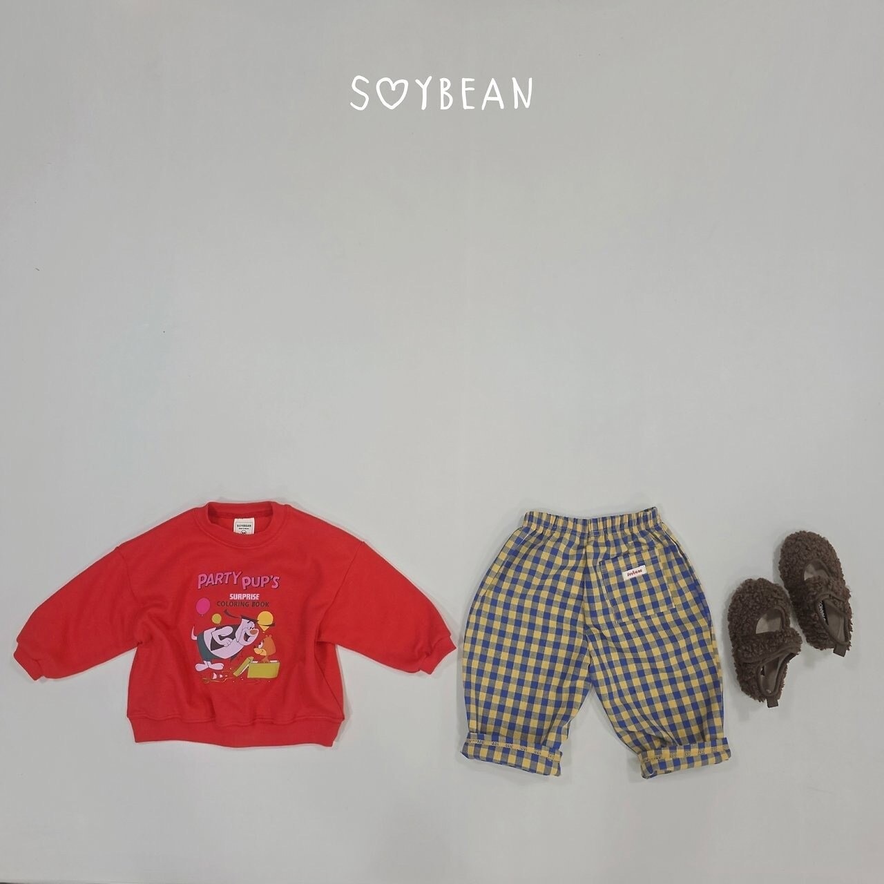 韓国子供服 / 26Autumn / soybean / party スウェット / キッズ服 / ジュニア服 / 秋服 *XS~JM*