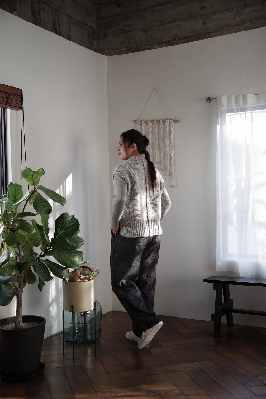 Hand Framed Chunky Mock Vest