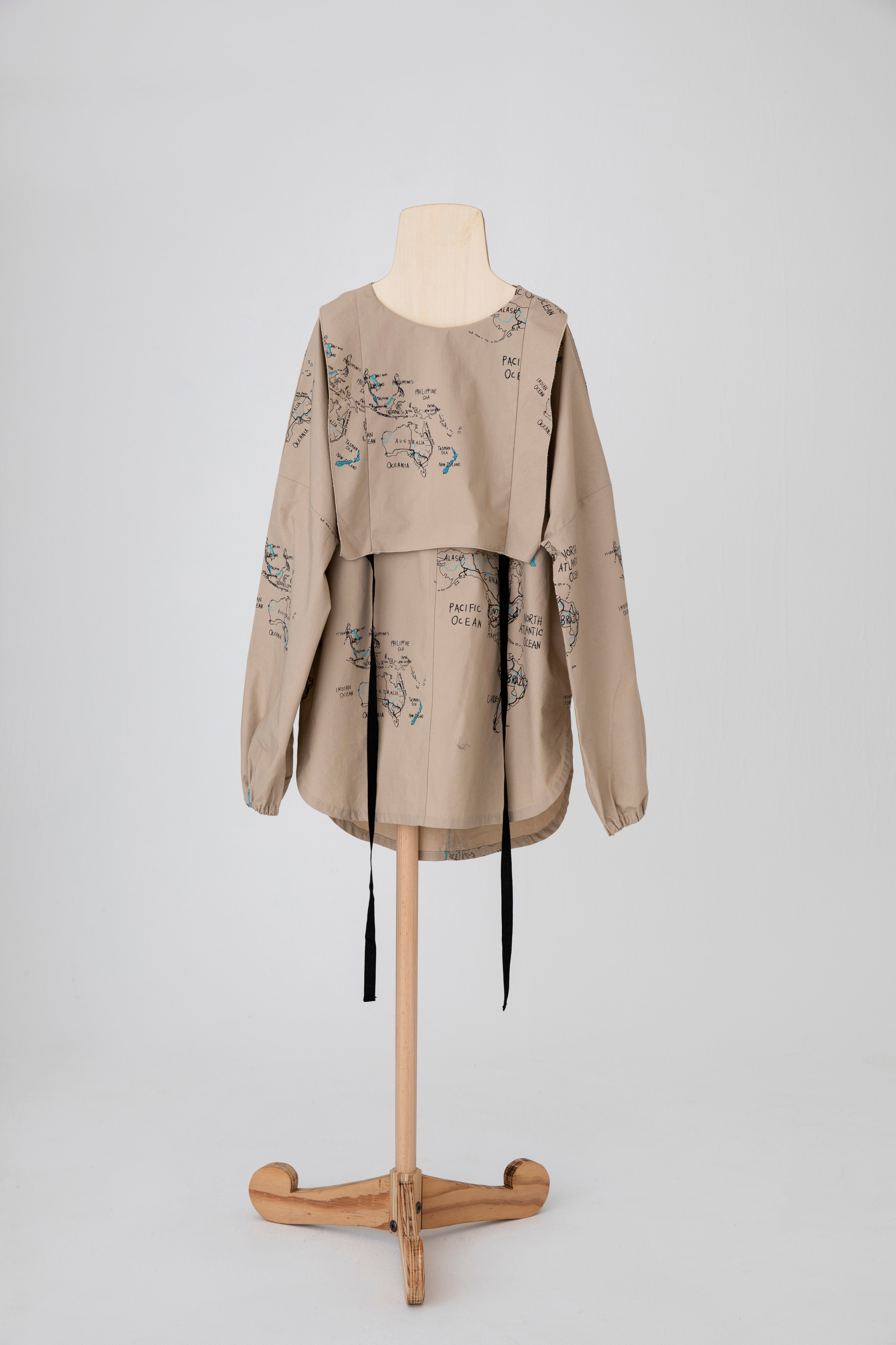 【folkmade/フォルクメイド　ロングシャツ】 folkmade/フォルクメイド ロングシャツ】