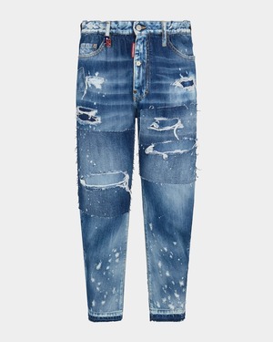 【DSQUARED2】DARK RIPPED WASH BIG BROTHER JEANS