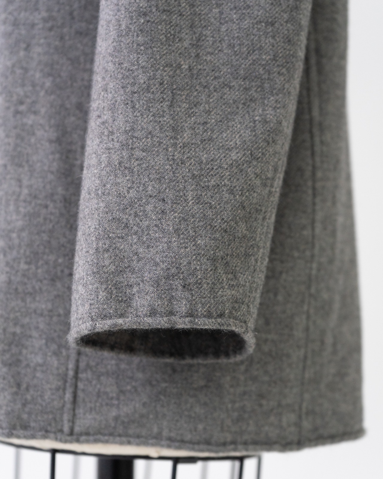 〈Hermès by martin margiela〉100%Cachemire collarless jacket