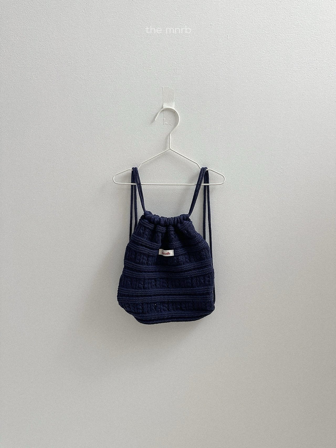 送料無料【予約】/ クロシェットニットバッグ / minirobe