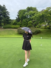 【国内発送】フォーリングインゴルフ ハンズフリーヘッド傘