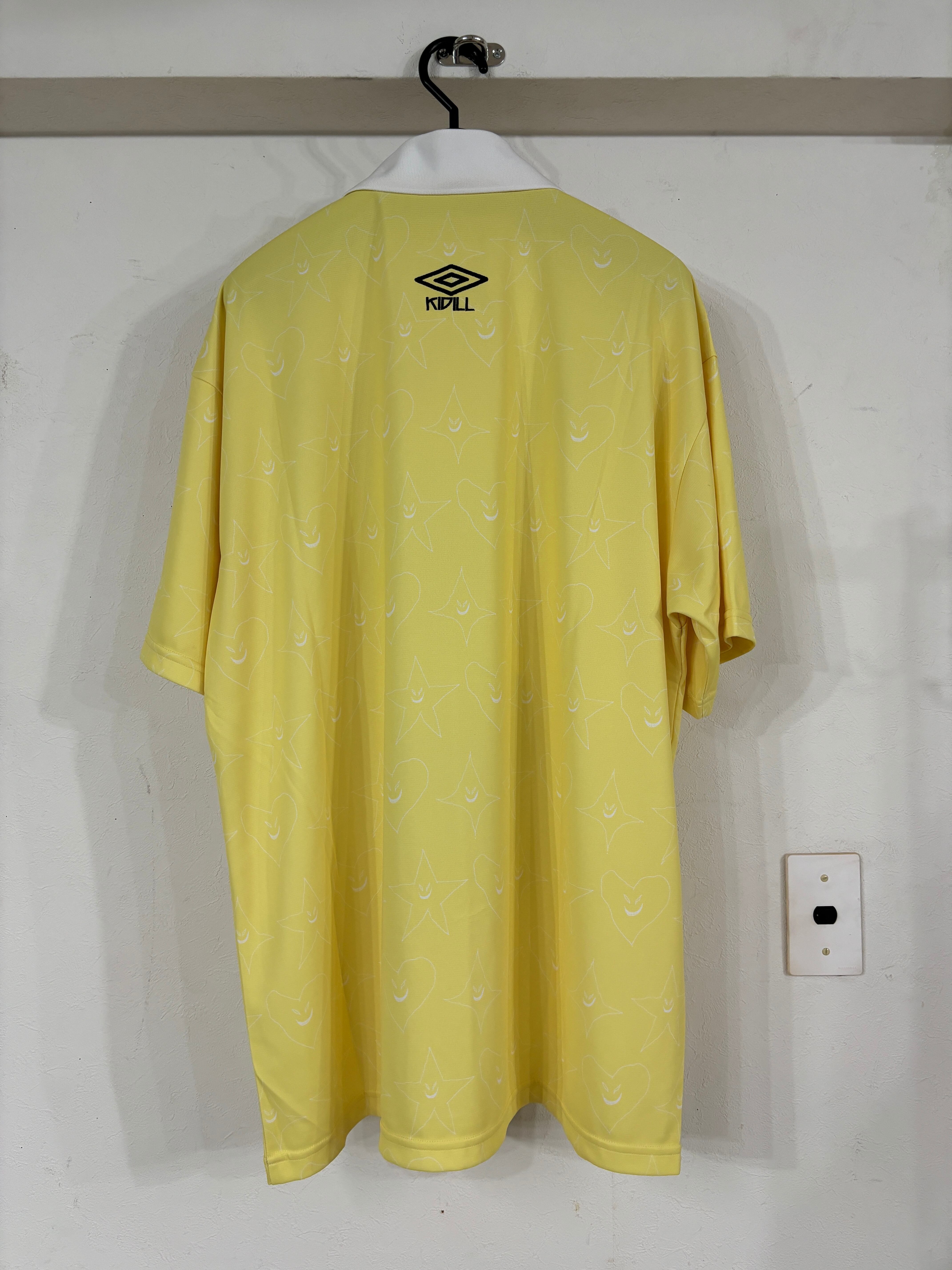 25SS】KIDILL GAME SHIRT UMBRO COLLABORATION BUDGE WILL BE BLACK ON