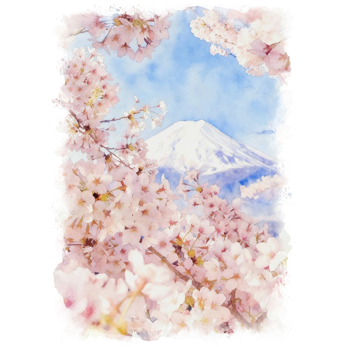 富士山 | インテリア絵画の専門店 ビッグフィールドギャラリー水彩/油絵