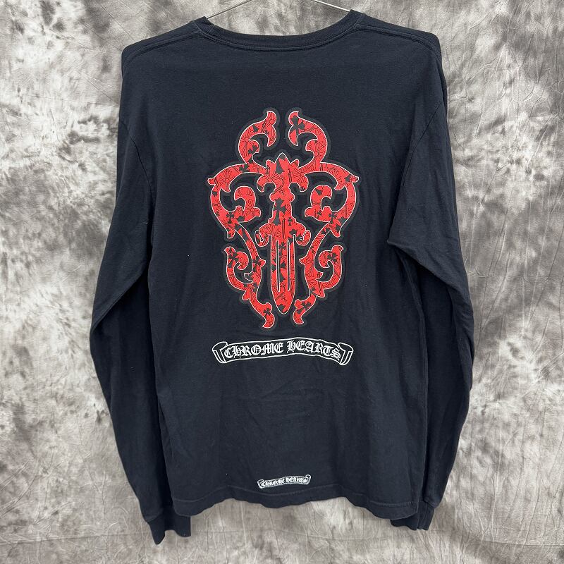 クロムハーツ CH L/S /1 バックセメタリークロスプリント長袖 