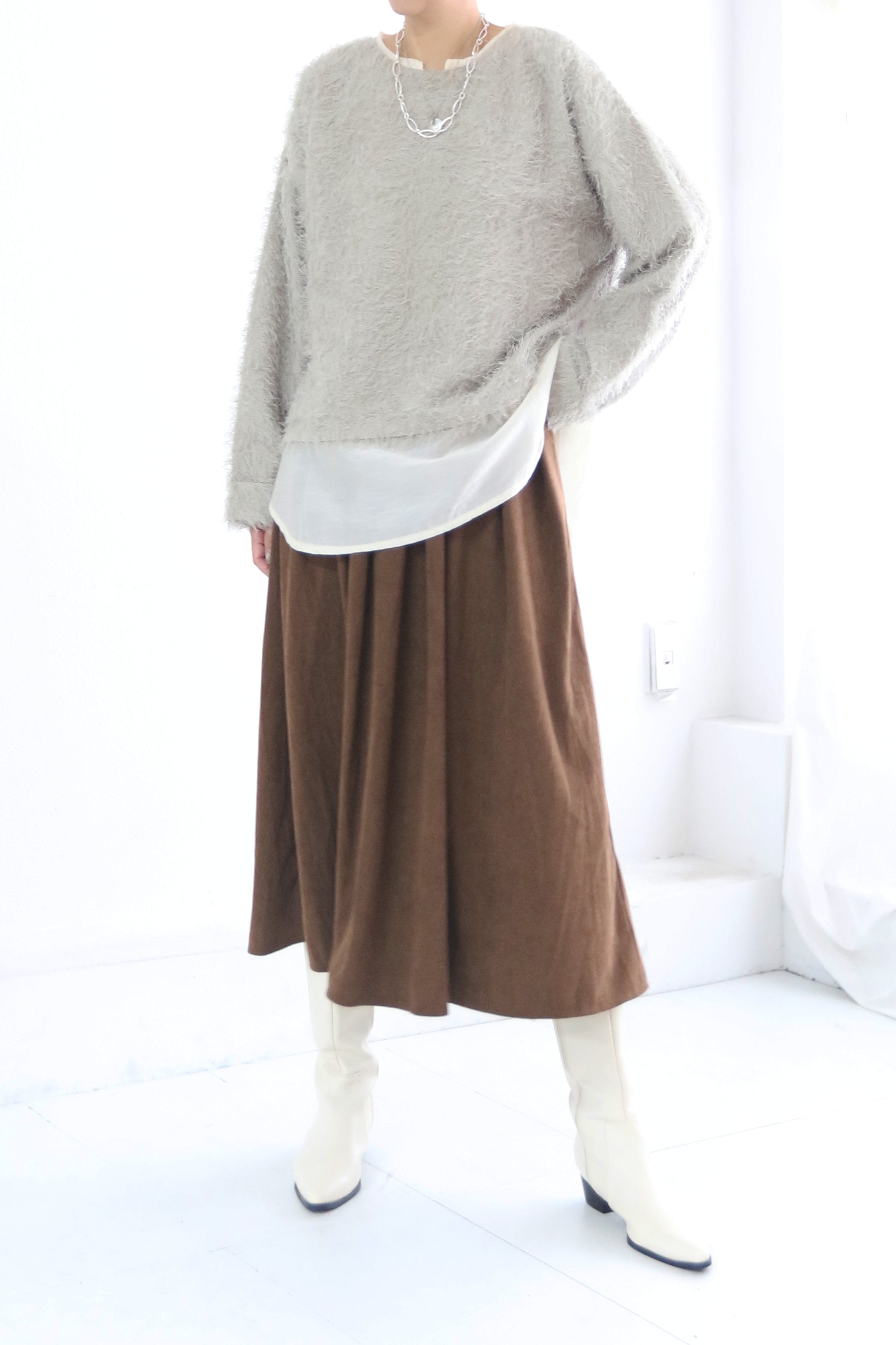 コーデュロイリボンスカート (W5W5011H)