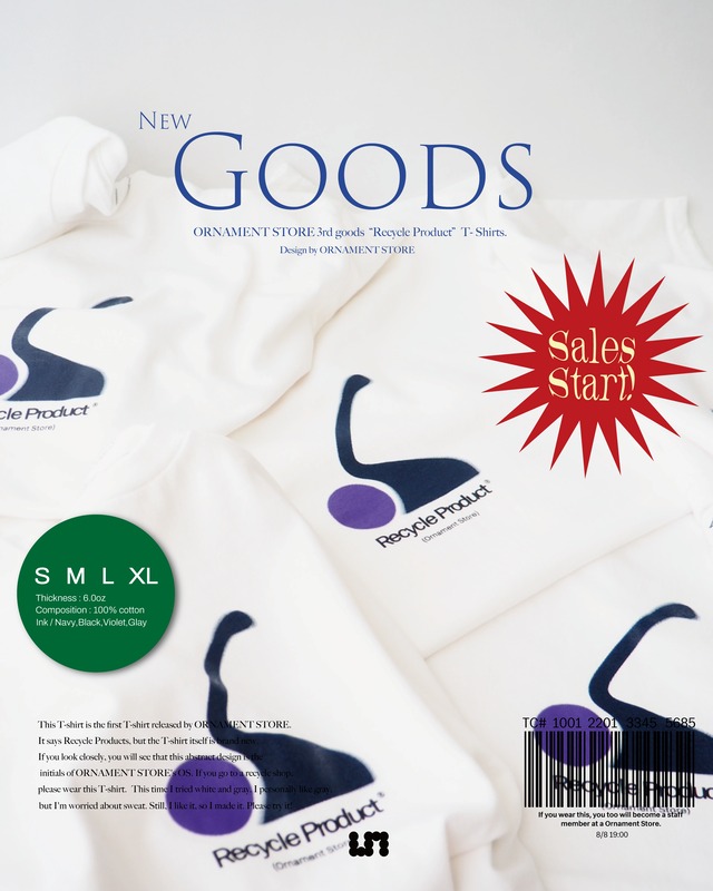 ORNAMENT STORE "Recycle Product" T-Shirts
