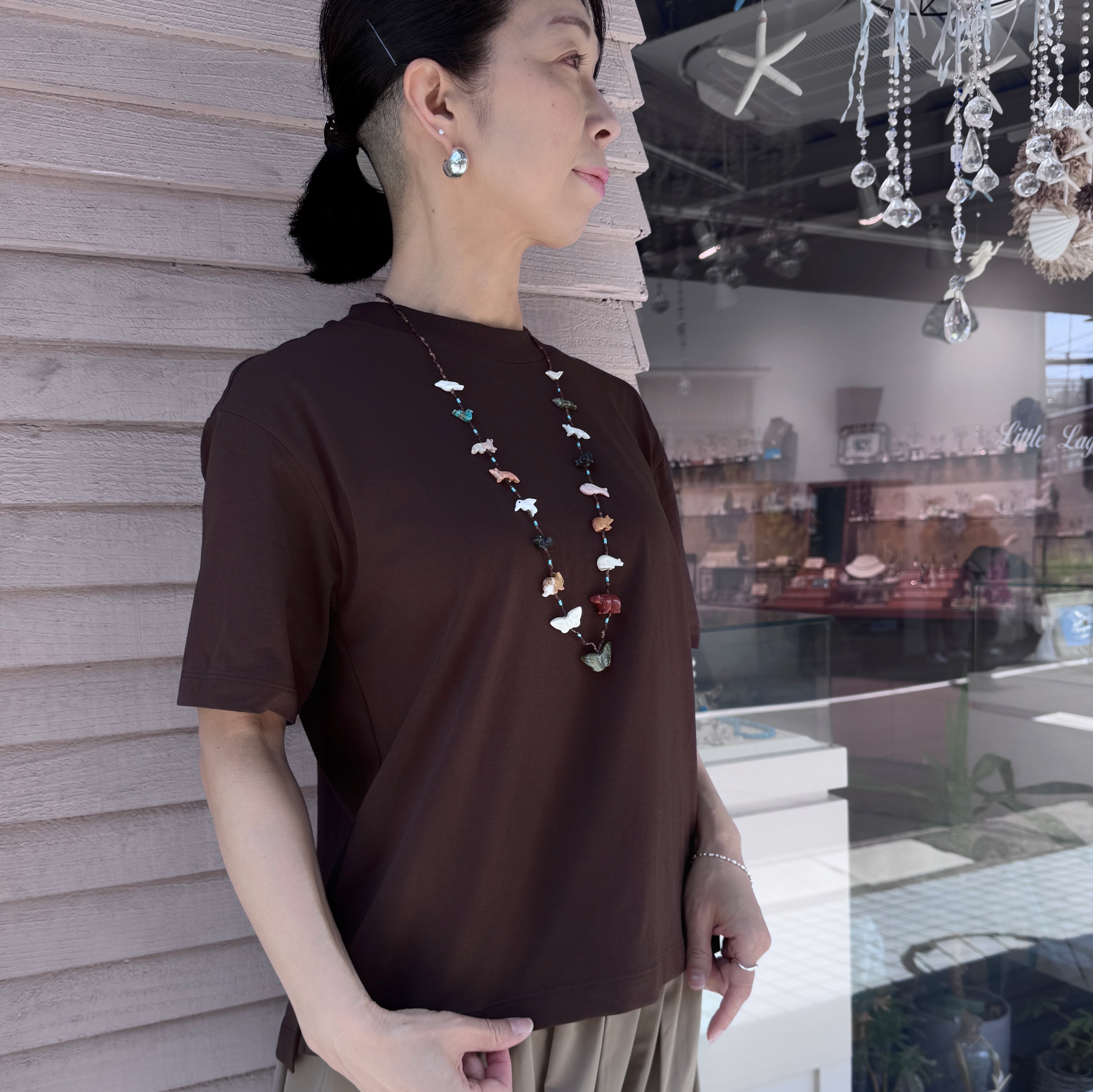Indian Jewelry》一点物 バタフライ フェティッシュネックレス 鳥