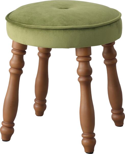 アンティークベロアスツールソファー