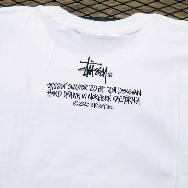 新品・未使用 Stussy Hand Drawn Flower Shirt