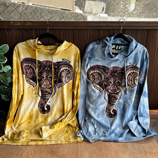 タイダイガネーシャパーカー