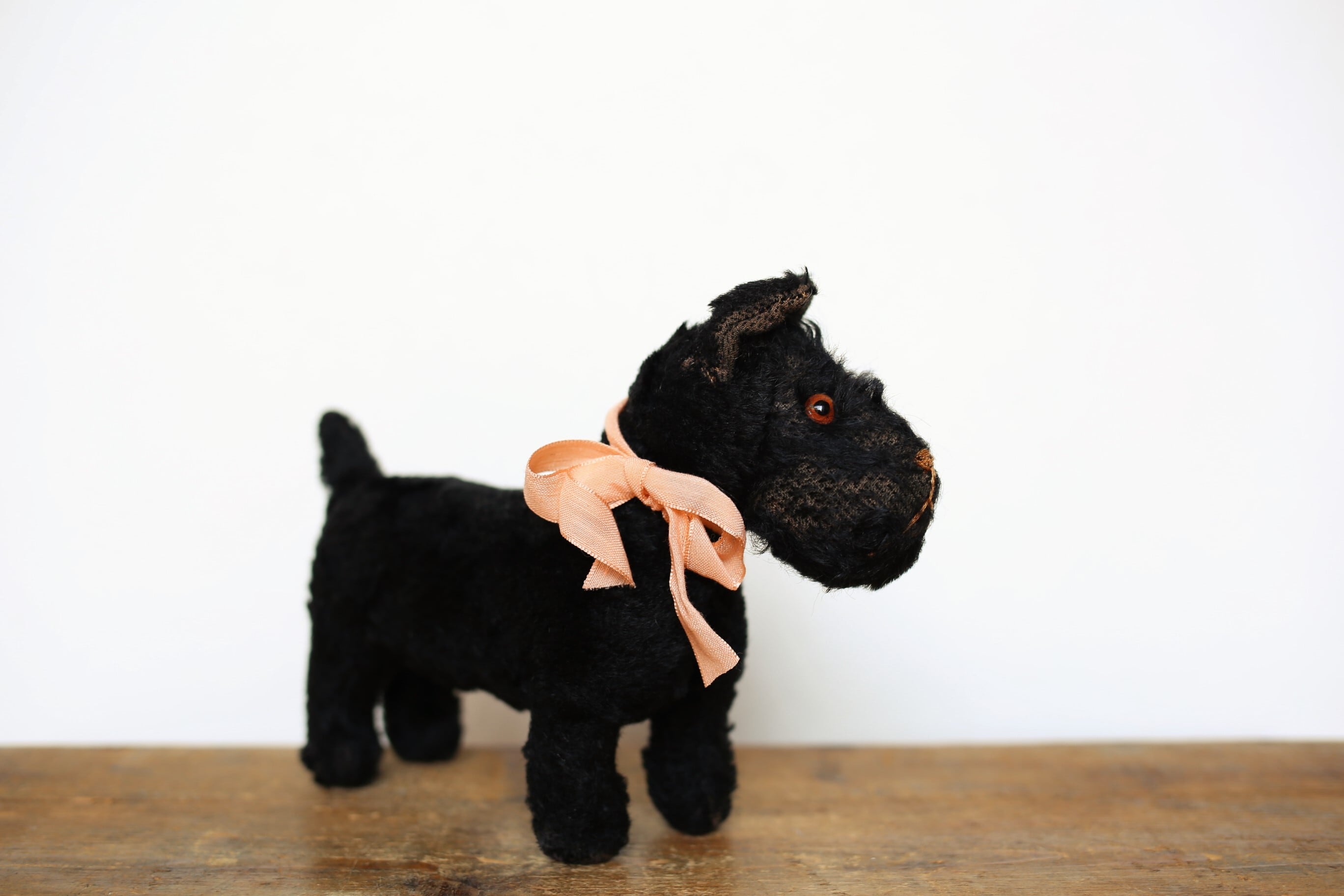 フランス アンティーク ヴィンテージ 犬のぬいぐるみ テリア N-03318