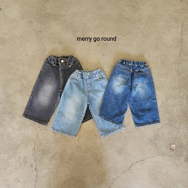 merry go round［取寄］wide denim pants 26autumn
