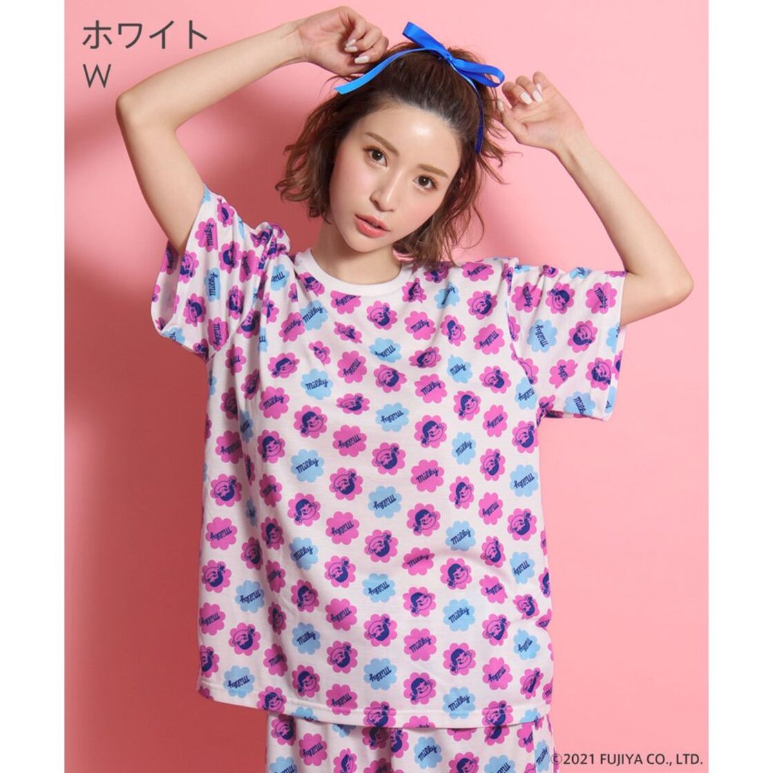 ルームウェア 上下セット レディース tシャツ ショートパンツ ペコ 