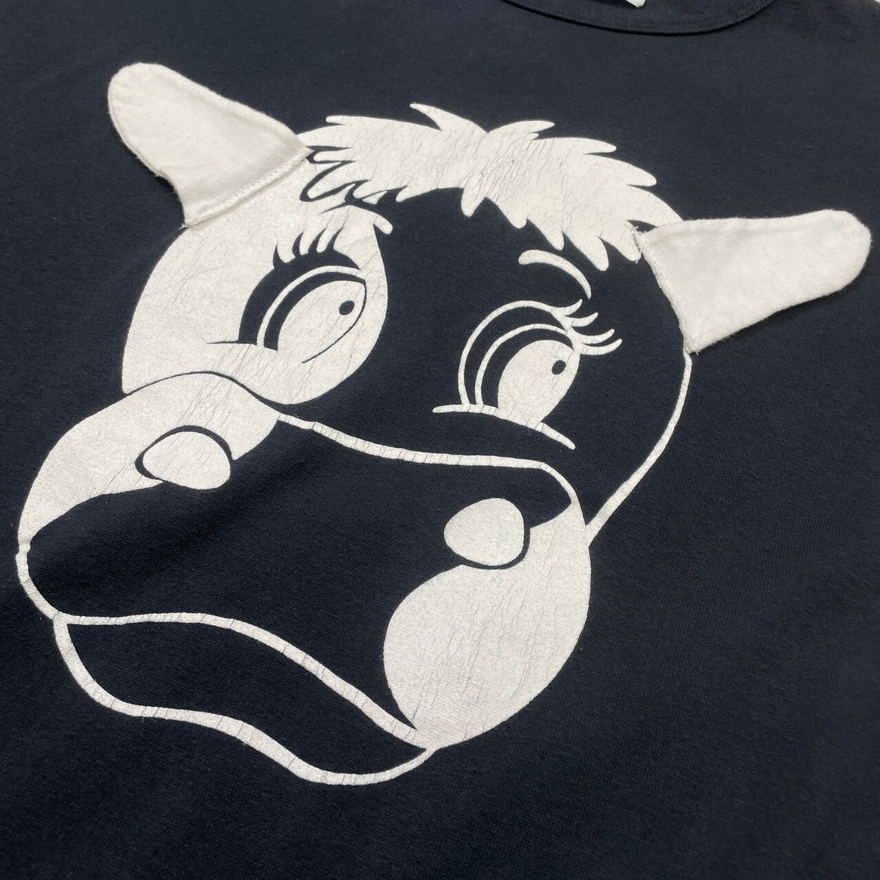 90年代 Flirts 牛 うし 両面プリント デザインTシャツ メンズL相当 