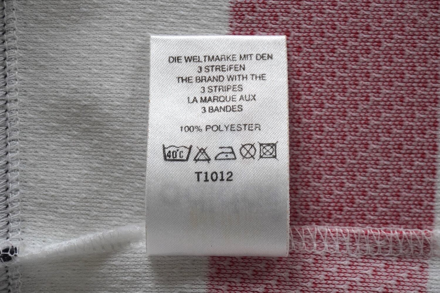 1980's〜90's [adidas] トレフォイルロゴ メッシュTシャツ ホワイト