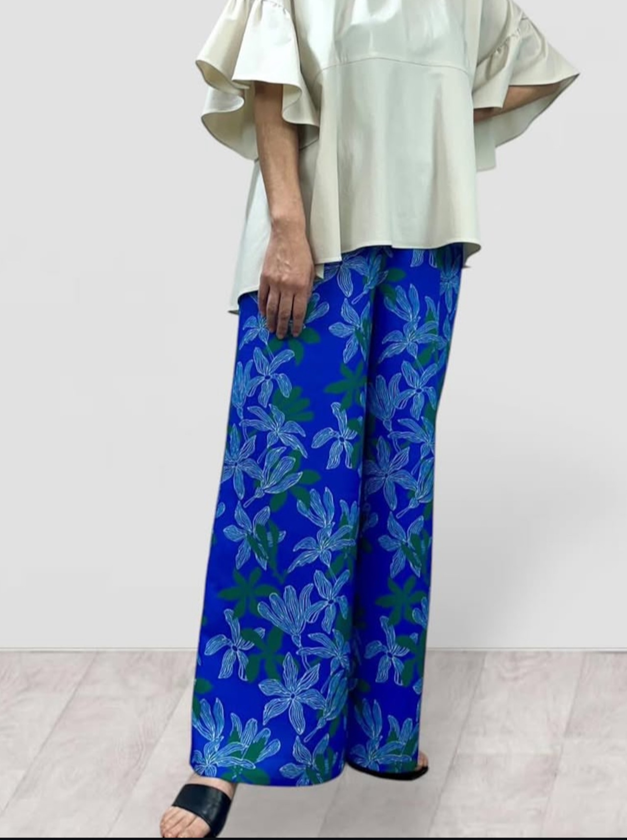 専用ページ qtume リネンライクリラックスパンツ 510-26070