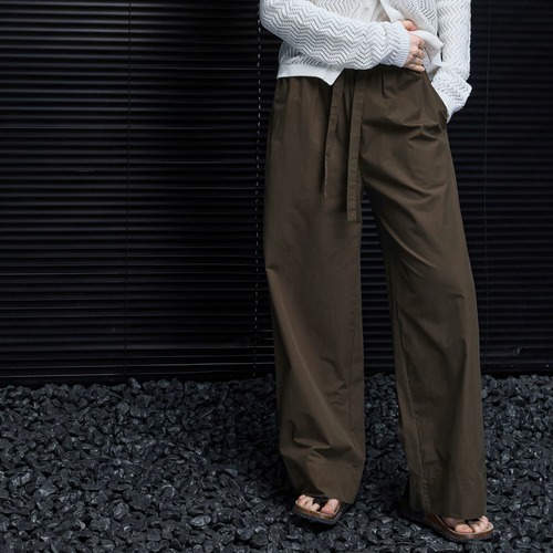 ウエストドロストパンツ ・23375