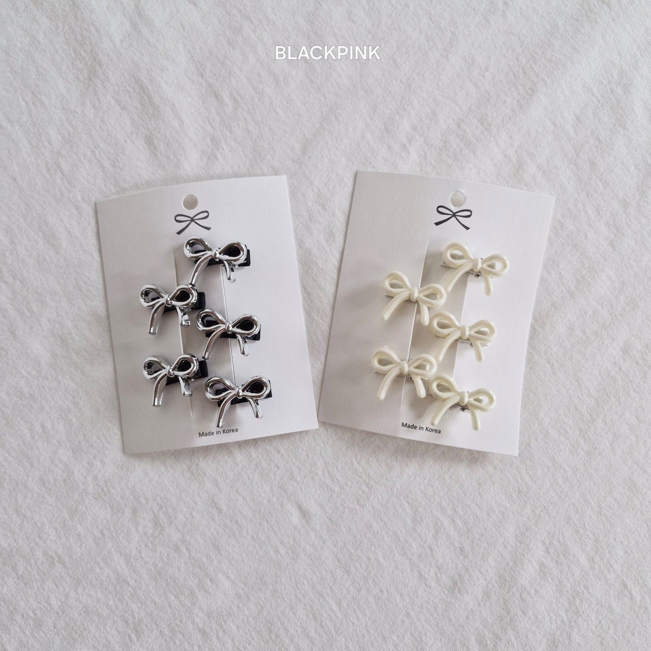 [BLACKPINK] Accessory) Tiny Ribbon 5-Piece Set-up / [블랙핑크] 악세)쪼꼬미리본5종세트