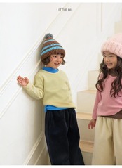 〖取寄〗韓国子供服 / 26winter / Little Hi / ぽかぽかVネックベスト / キッズ *XS~XL*