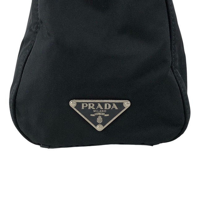 PRADA プラダ ショルダーバッグ ブラック プッシュロック レザー ワンショルダー vintage ヴィンテージ オールド vyves6