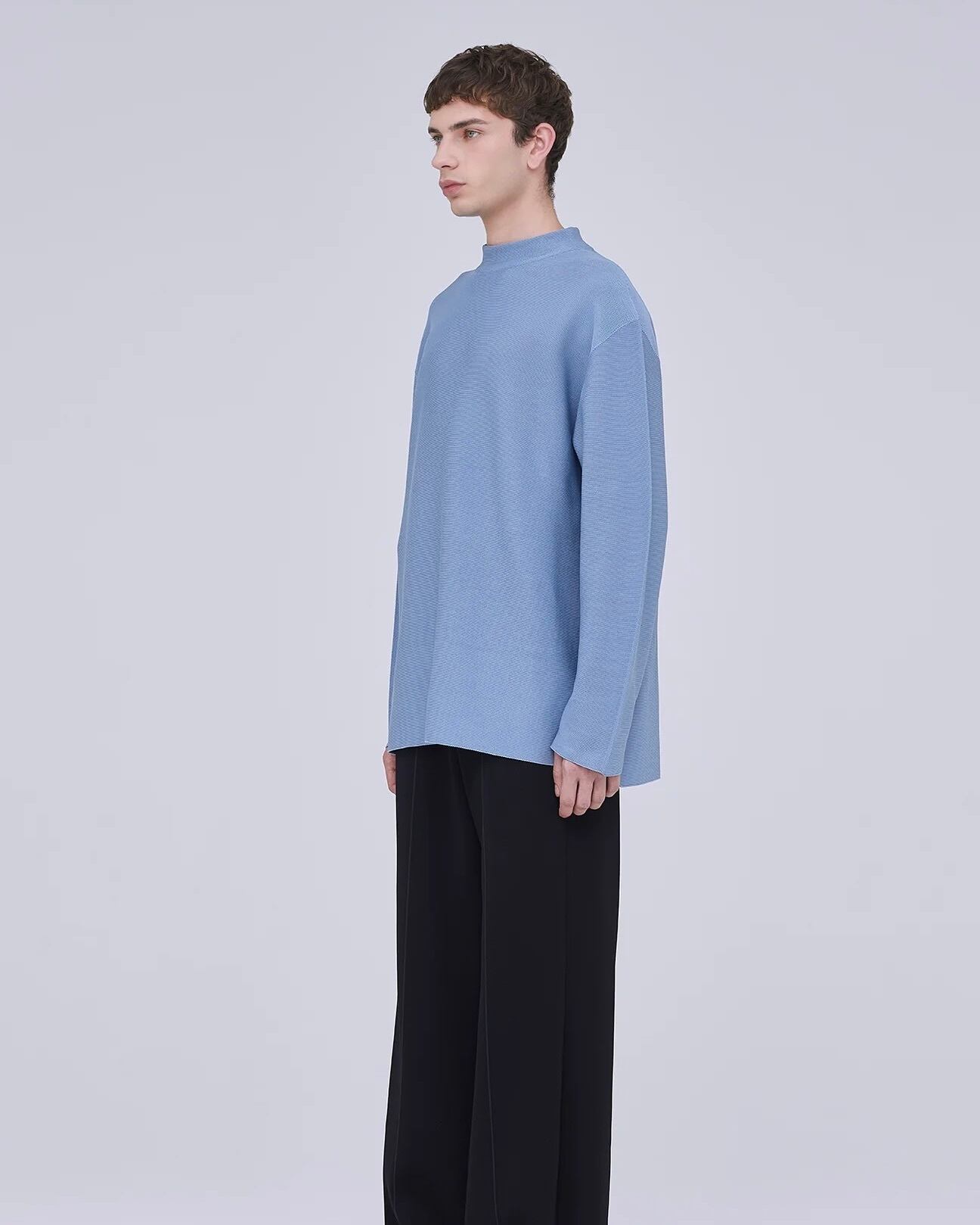 CFCL】GARTER MOCKNECK LONG SLEEVE TEE SHIRT | idealclasse
