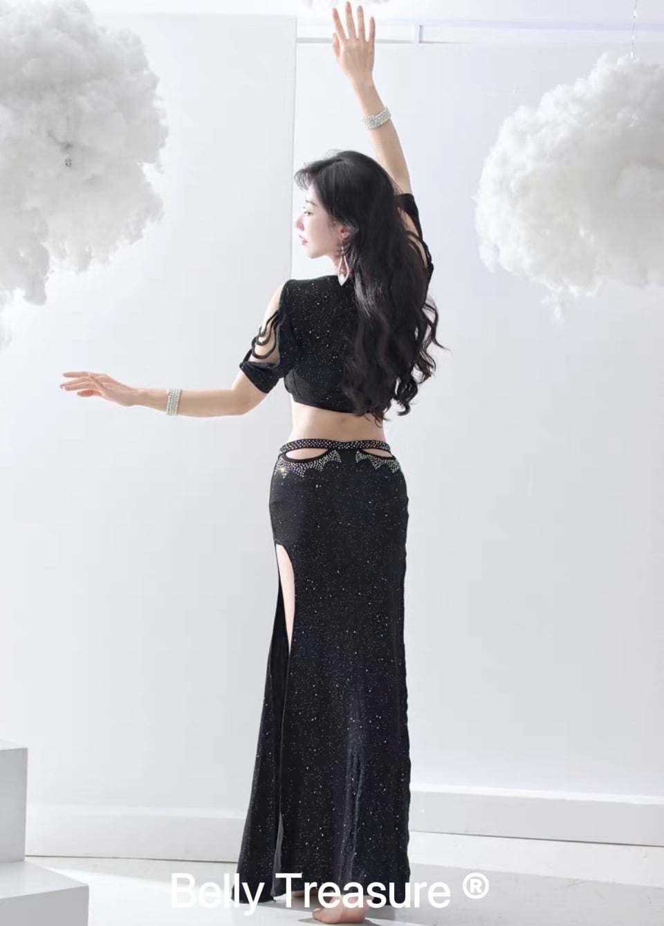 ベリーダンス レッスンウェア 4カラー NCWD 919 202205 | Belly