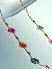 【予約】Flower beads necklace