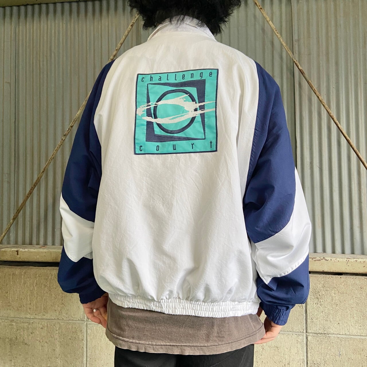 90年代 NIKE ナイキ CHALLENGE COURT バックロゴ刺? ポリエステル 