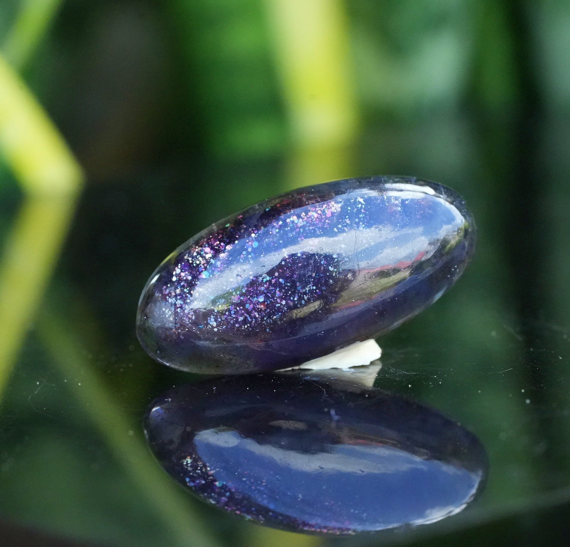 銀河の夜☆高品質 アイオライトサンストーン s1571 | Funky garuda